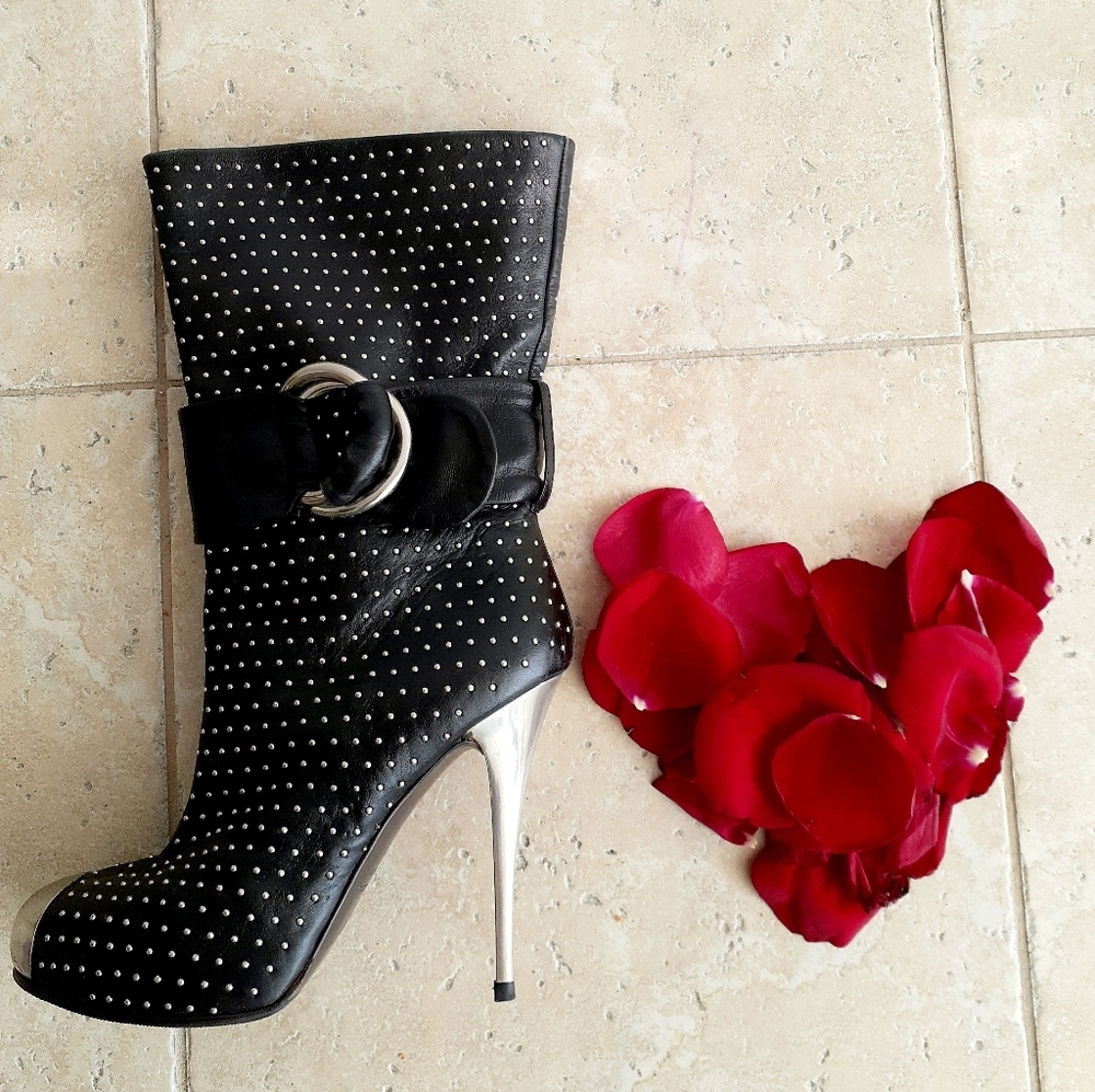 Giuseppe Zanotti Women's Leather Boot Size 37